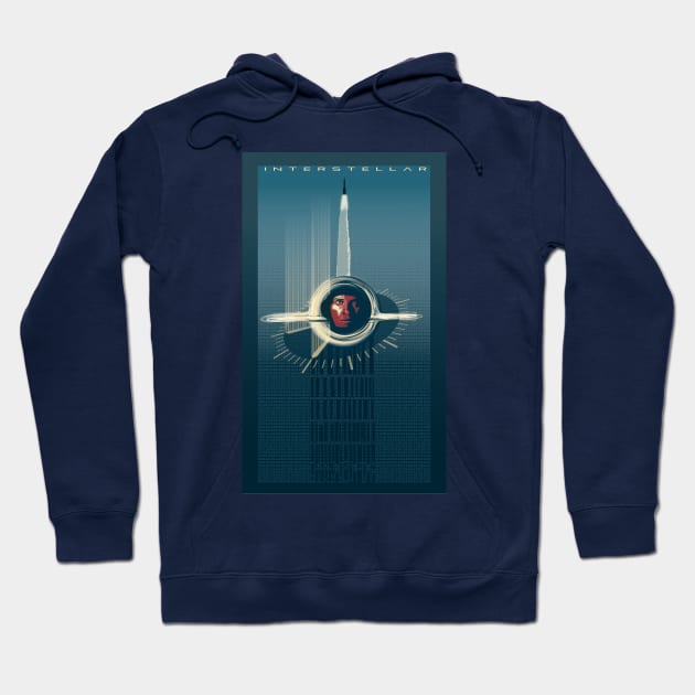 Interstellar retro poster Hoodie by SFDesignstudio